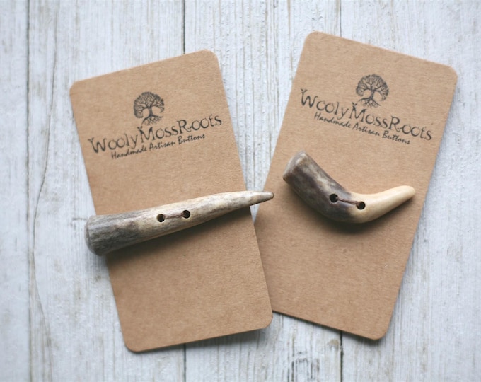 2 Toggle Buttons in Shed Deer Antler