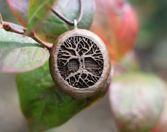 Tree Pendant in Oregon Myrtlewood