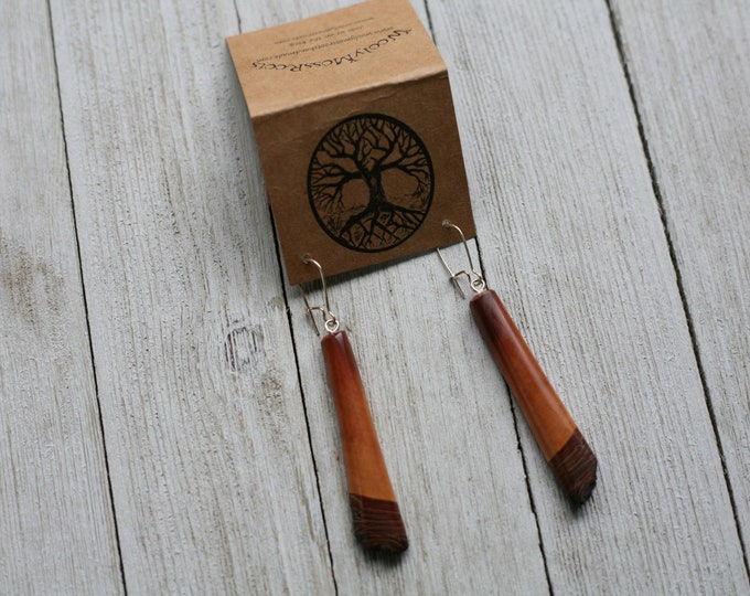 Mountain Mahogany Wood Earrings