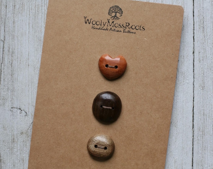 Handmade Button Mix {3 Buttons}