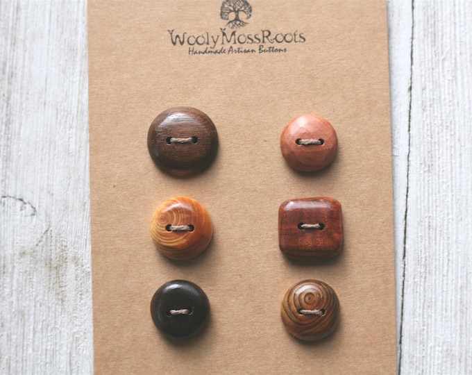 Handmade Button Mix {6 Buttons}
