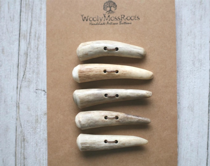 5 Toggle Buttons in Shed Deer Antler