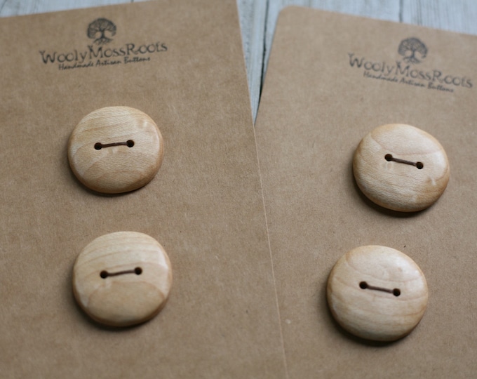 Wood toggle button – Retrosaria