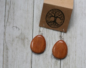 Cherry Wood Earrings