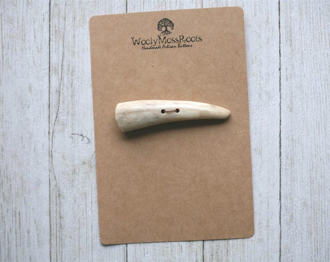 Large Toggle Button in Shed Deer Antler {3"}