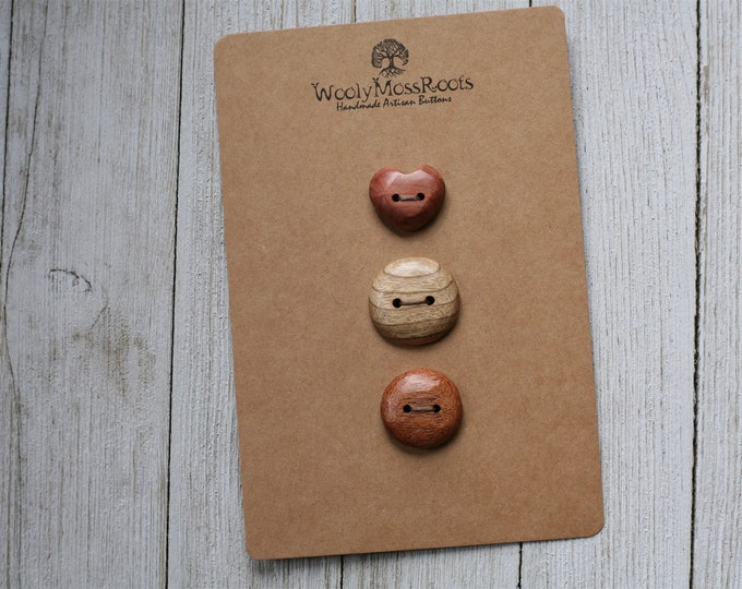 Handmade Button Mix {3 Buttons}