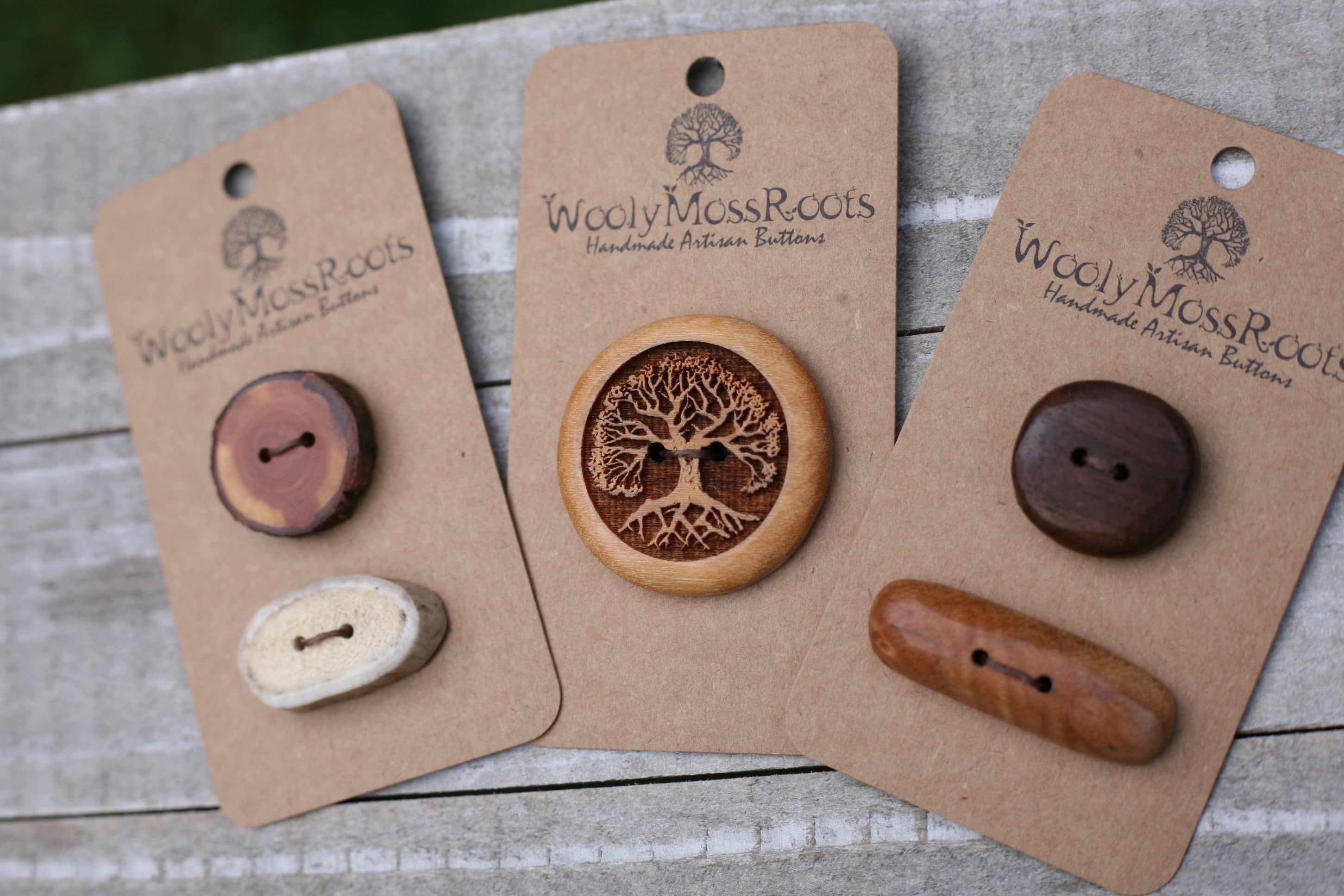 Handmade Button Mix {5 Buttons}