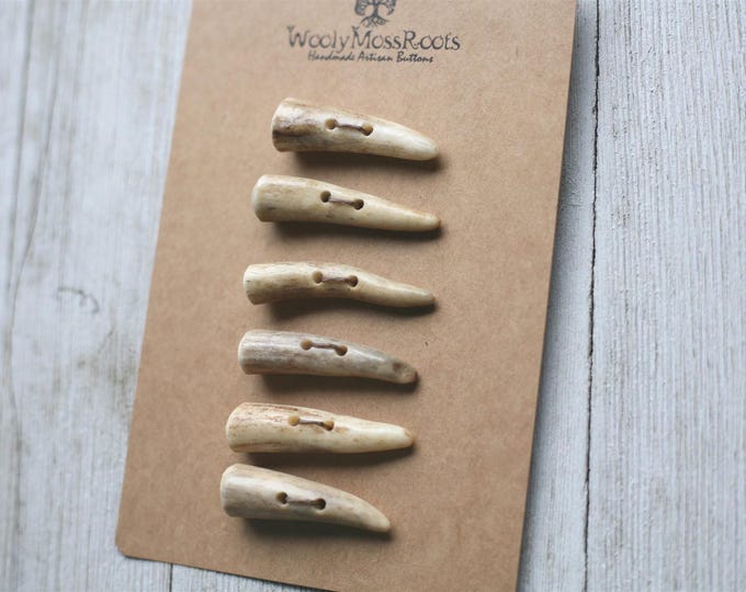 6 Toggle Buttons in Shed Deer Antler