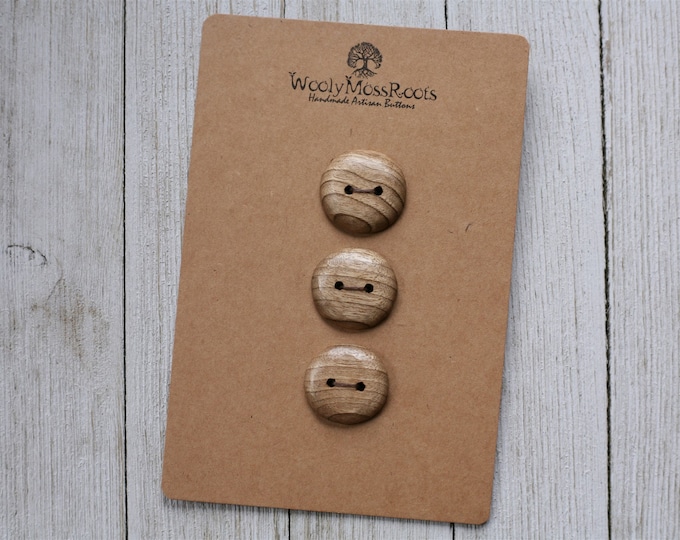 Set of 3 Buttons in Oregon Myrtlewood