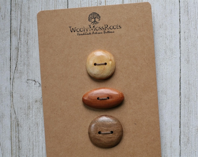 Handmade Button Mix {3 Buttons}