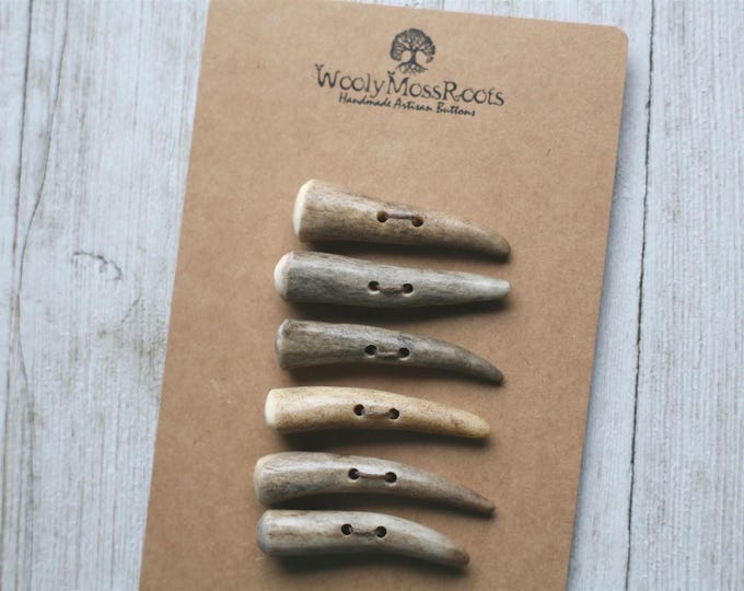 6 Toggle Buttons in Shed Deer Antler