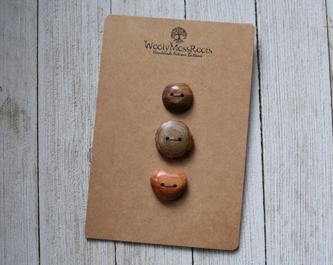 SALE! Handmade Button Mix {3 Buttons}