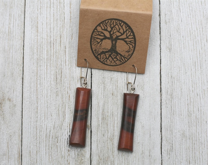 Handmade Earrings in Mountain Mahogany Wood