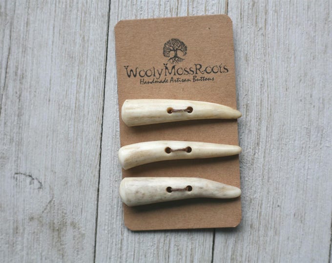 3 Toggle Buttons in Shed Deer Antler
