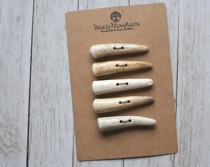 5 Toggle Buttons in Shed Deer Antler