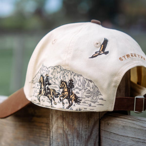 Gorra vaquera bordada - Unisex - Sombrero de vaquero