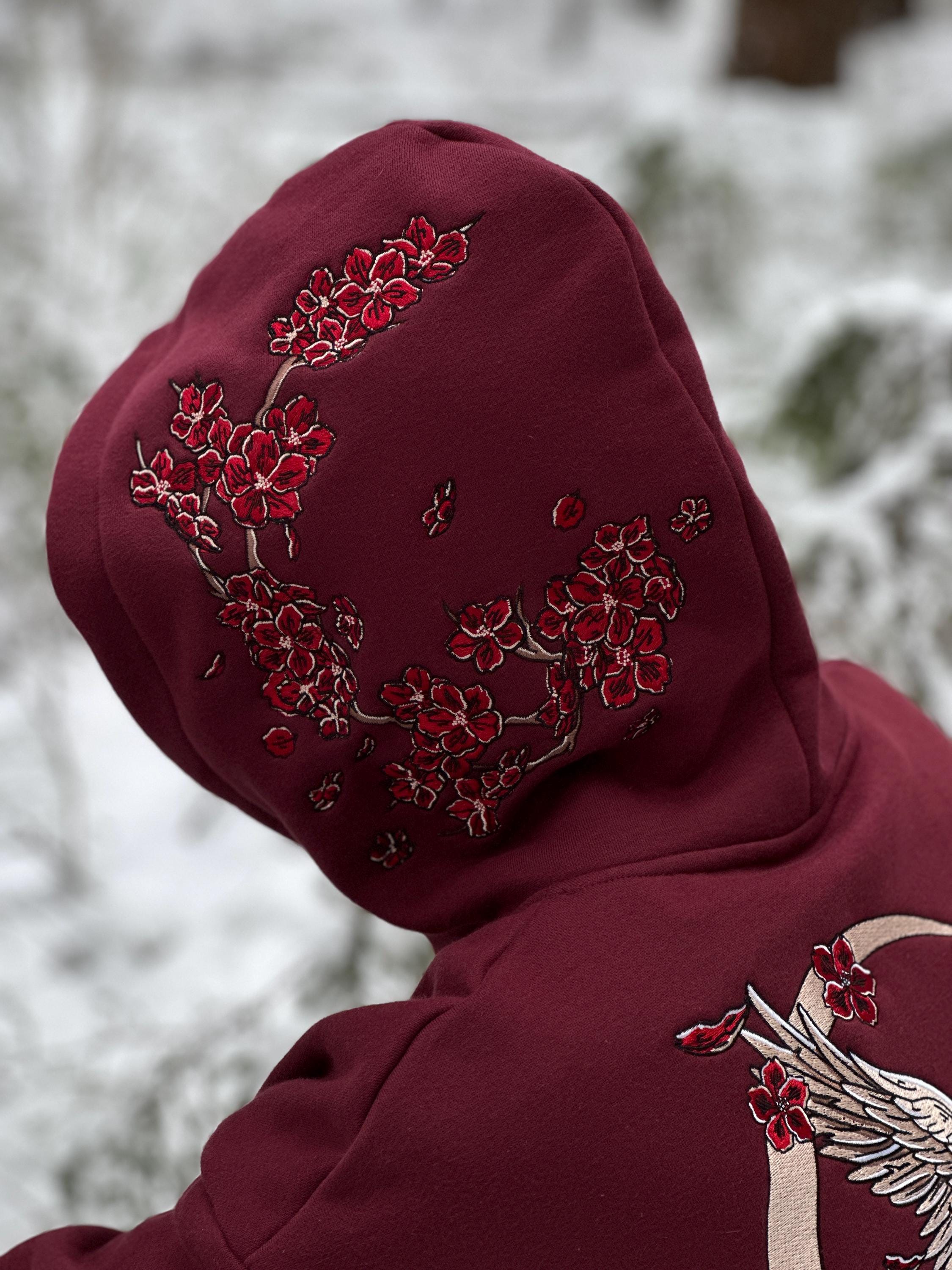 BECOMETREI PHOENIX Hoodie サイズ 2 Embroidered Phoenix Hoodie - Golden Phoenix - Unisex Cotton