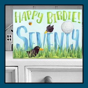 Carte de golf 70e anniversaire