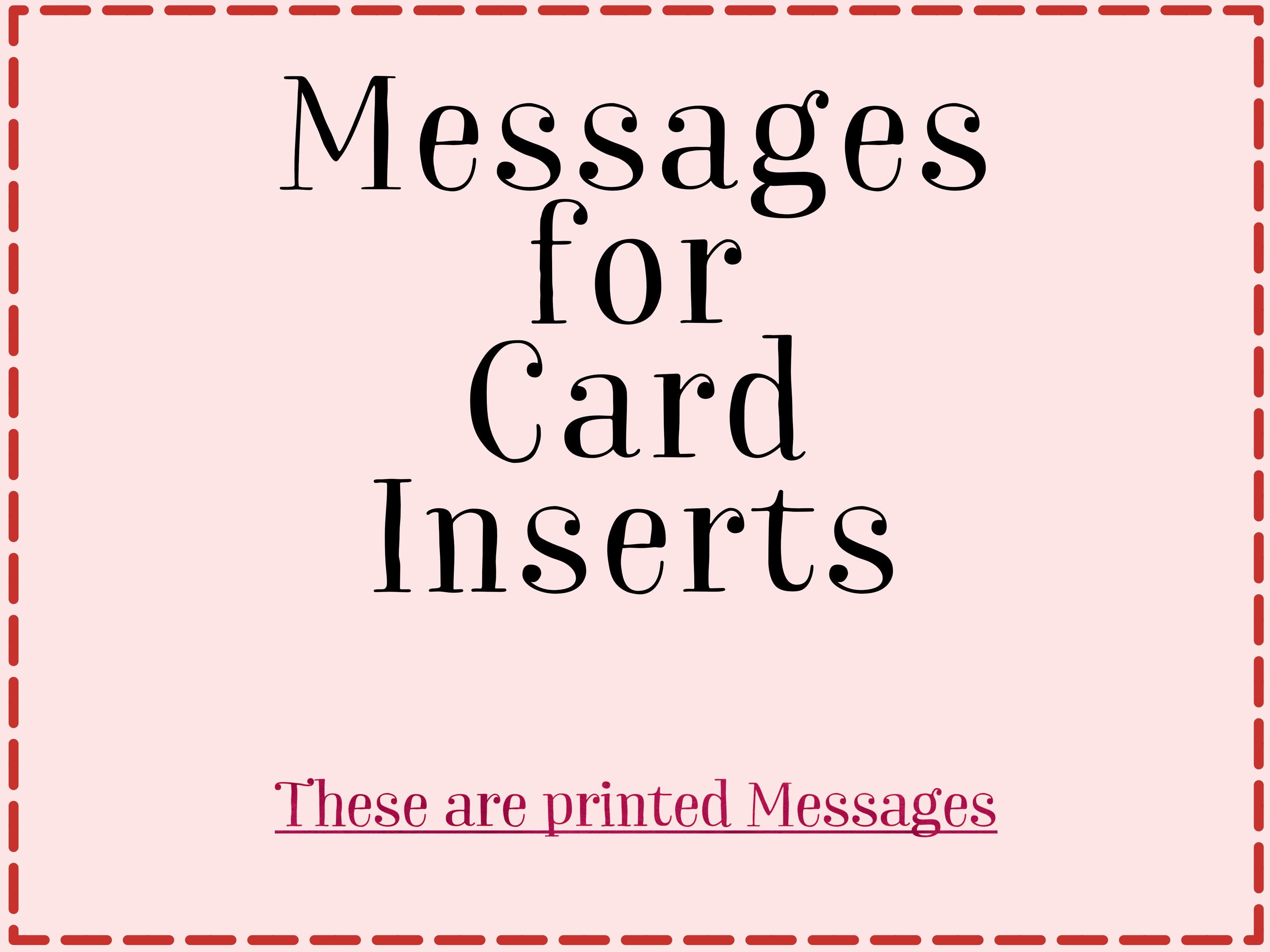 Message Inserts Design Message Inserts for Cards - Etsy