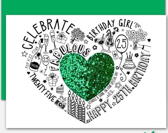 thumbnail image 2 of Inflated Messages - 25, Printed Milestone Birthday Greeting Card - C9396MBG 2 of 10