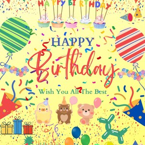 "Happy Birthday Digitale Karte ""Happy Birthday"" Spaß und bunt Geburtstag Gruß Sofort Download."