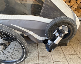 Buggyrad-Halter Professional für Qeridoo Kidgoo & Sportrex Anhänger - Rechts