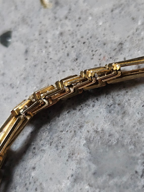 Vintage Unique 14 Karat Gold Twisted Rope Bracele… - image 3