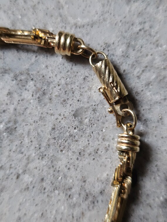 Vintage Unique 14 Karat Gold Twisted Rope Bracele… - image 4