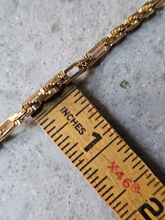 Vintage Unique 14 Karat Gold Twisted Rope Bracele… - image 10