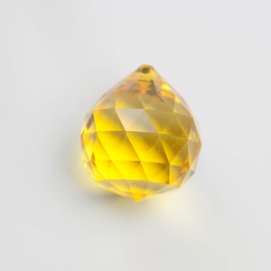 New Chandelier Crystal 30mm Yellow Chandelier Crystal Ball Prisms