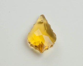 1 Yellow - 22mm French Cut Chandelier Crystals