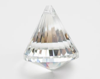 1-40mm Clear Chandelier Crystals Glass Prism - Large Diamond Drop Ball