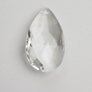 1 - 76mm Asfour Full Lead Crystal Chandelier Crystals Prisms Teardrop Shape - Style VAS72