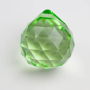 30mm Light Green Chandelier Crystal Ball Prisms