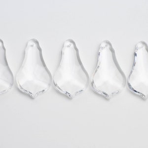 5 -  Asfour Full Lead Crystal 50mm French Violin Chandelier Crystals Prisms