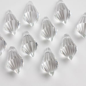 10 - ASFOUR Lead Crystal 20mm Icicle Chandelier Crystal Prisms Drops
