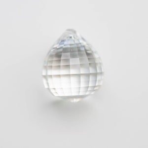 30mm Chandelier Crystal Prism SQUARE Faceted Ball - New Style - Asfour Full LEAD Crystal