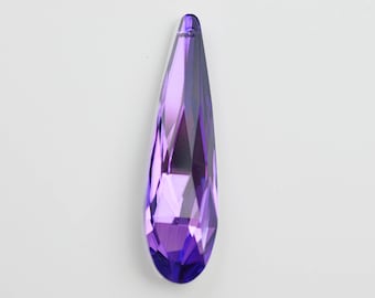76mm Pendant Chandelier Crystal - Purple
