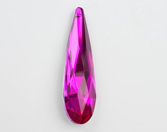 76mm Pendant Drop -  Hot Pink