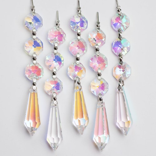 10PCS 28mm Tear Drop Crystals Prism Sun Catcher Clear Glass Chandelier Crystal Parts DIY Hanging Pendant Jewelry Spacer Faceted - 39 10PCS 28mm Tear Drop Crystals Prism Sun Catcher Clear Glass Chandelier Crystal Parts DIY Hanging Pendant Jewelry Spacer Faceted - 39