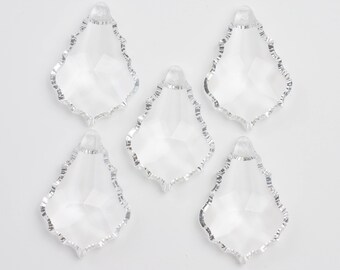 5- 50mm Chandelier Crystal Prisms French Pendalogues - ASFOUR Lead Crystal