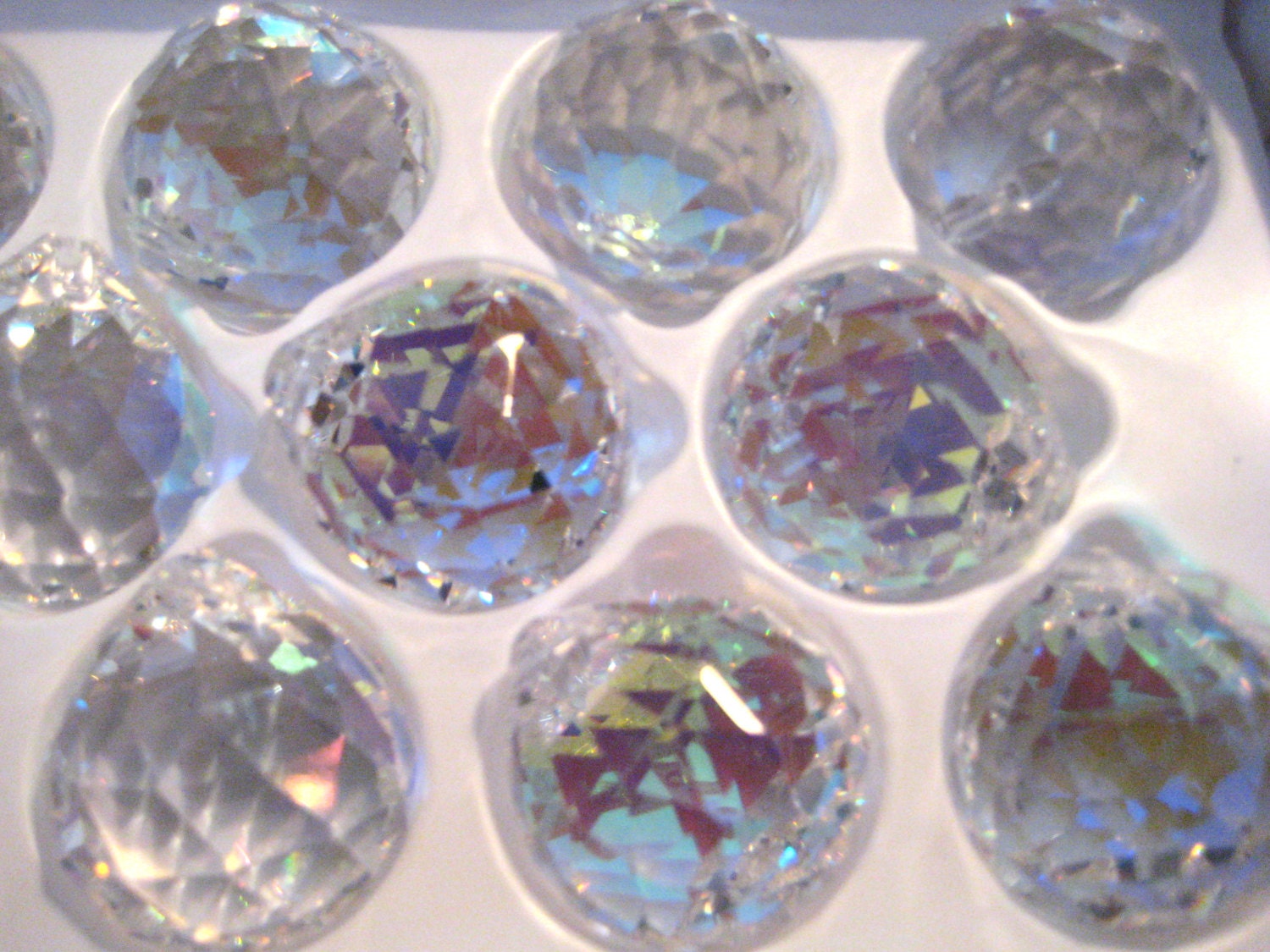 5 AB IRIDESCENT 30mm Full Lead Crystal Chandelier Crystal Etsy