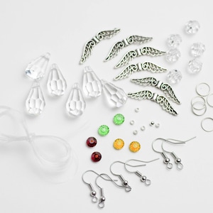 Crystal Angels - Do it Yourself - Set of 6 Holiday Colors