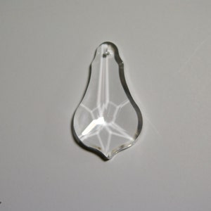 1 Asfour Full Lead Crystal 50mm French Violin Chandelier Crystals Prisms