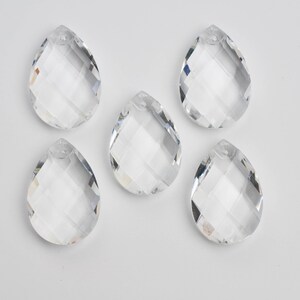 5 - 38mm Swedish Almond Chandelier Crystals - ASFOUR Lead Crystal