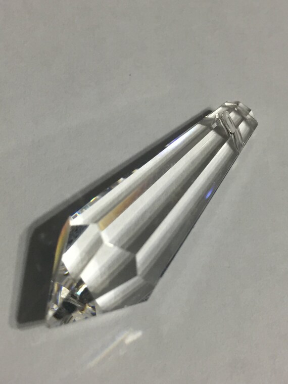 10 icicle chandelier full lead crystal prisms drops pendants etsy