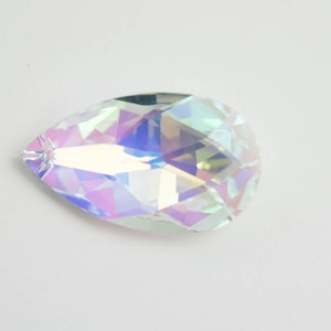 38mm AB Teardrop Chandelier Crystals Prisms Iridescent Crystal Prisms - ASFOUR Lead Crystal