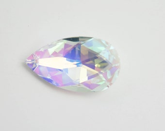 38mm AB Teardrop Chandelier Crystals Prisms Iridescent Crystal Prisms - ASFOUR Lead Crystal