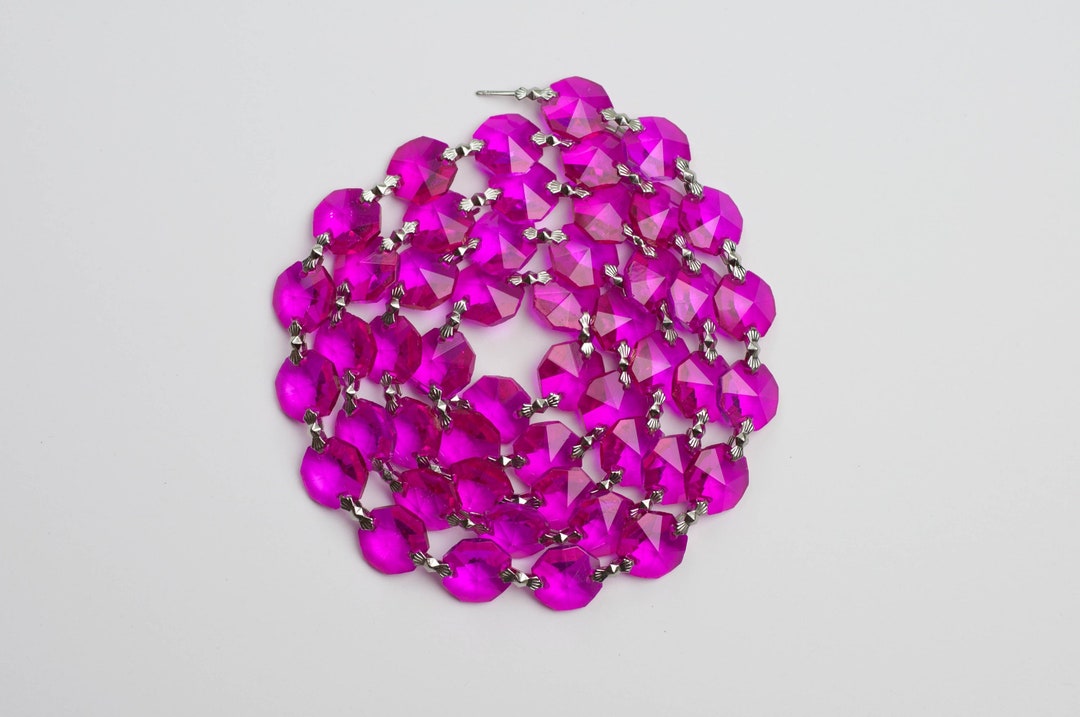 1 Yard 3 Ft. Chandelier Crystals Bead Garland Chain Etsy