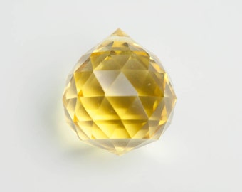 Chandelier Crystal Prism 30mm Light Yellow Chandelier